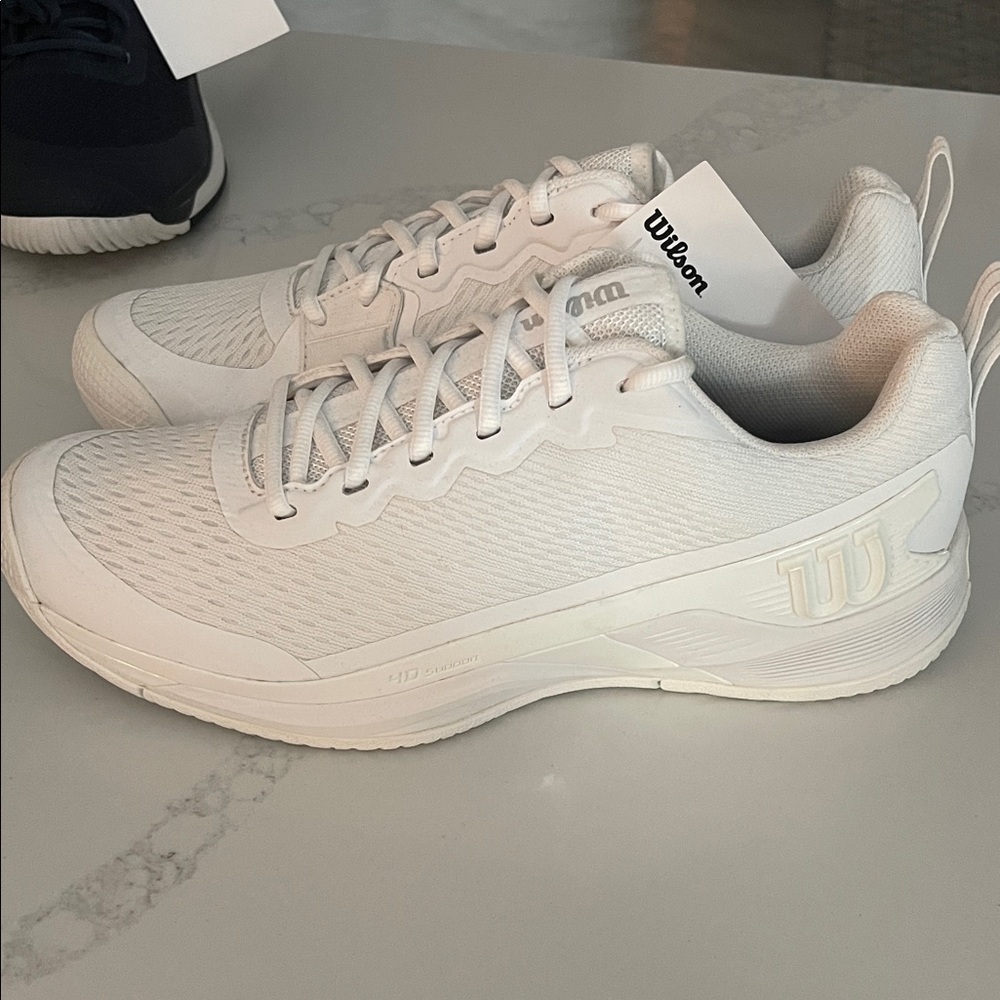 Wilson All-White tennis Performance Sneakers